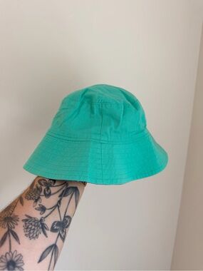 Hatley Teal and Flamingo Reversible Bucket Hat (Size 2-3Y)